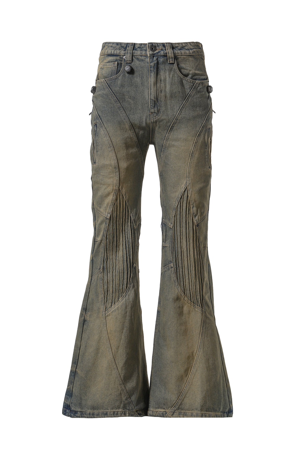 LATUI ATELIER ラトゥイアトリエ FW24 UNCUT FERAL JEANS / DUSTY 