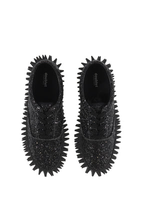 GLITTER SPIKE SNEAKER / BLK