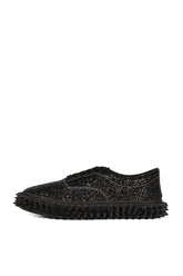GLITTER SPIKE SNEAKER / BLK
