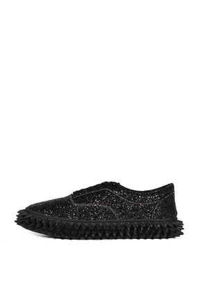 GLITTER SPIKE SNEAKER / BLK