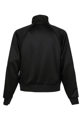 POLYESTER JERSEY TRACK JACKET / BLK