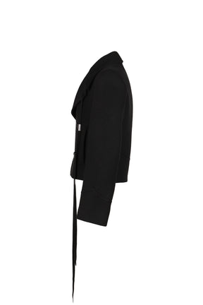 DALMAR DOUBLE BREASTED SHORT CABAN / BLK