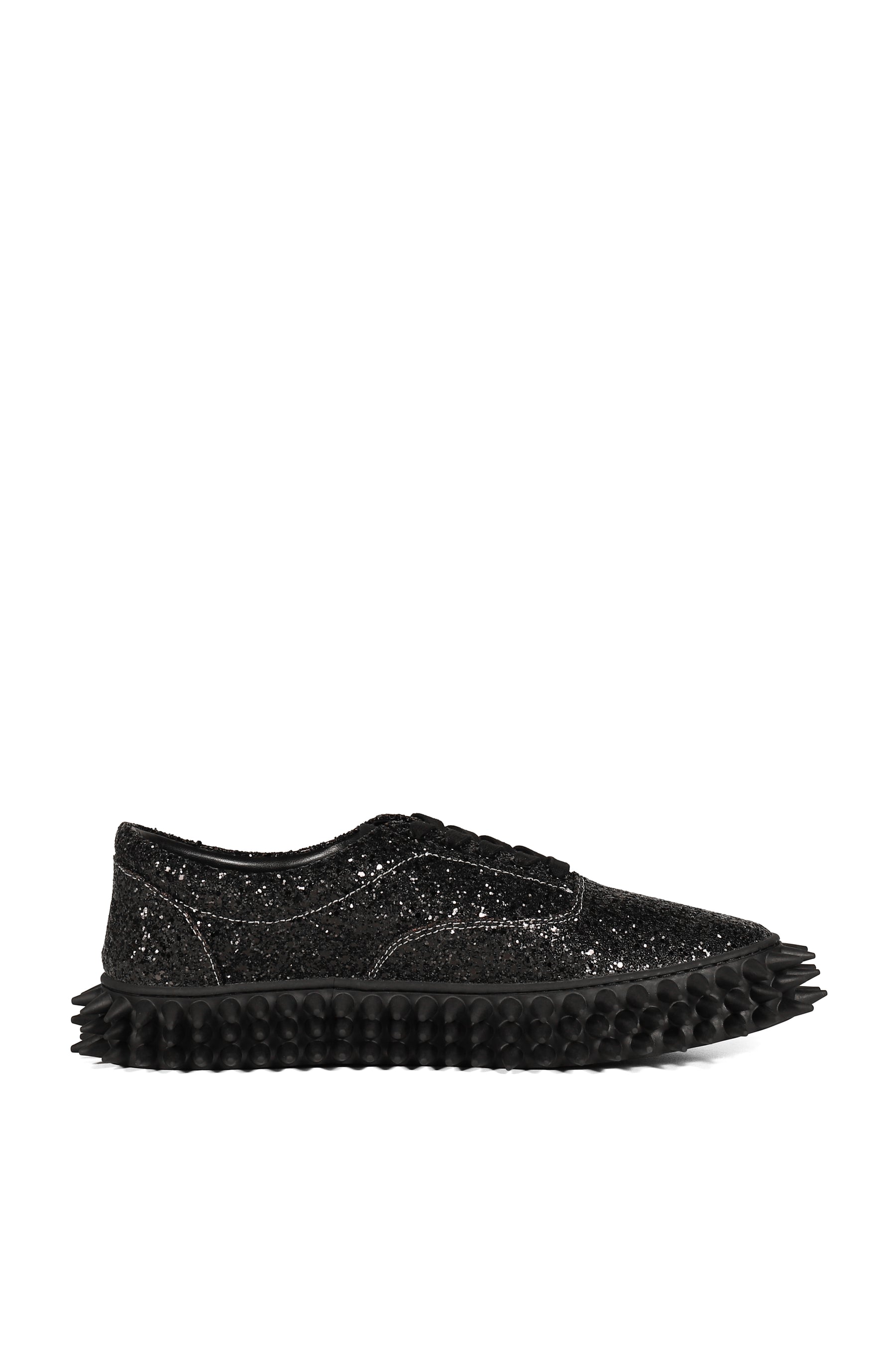 GLITTER SPIKE SNEAKER / BLK