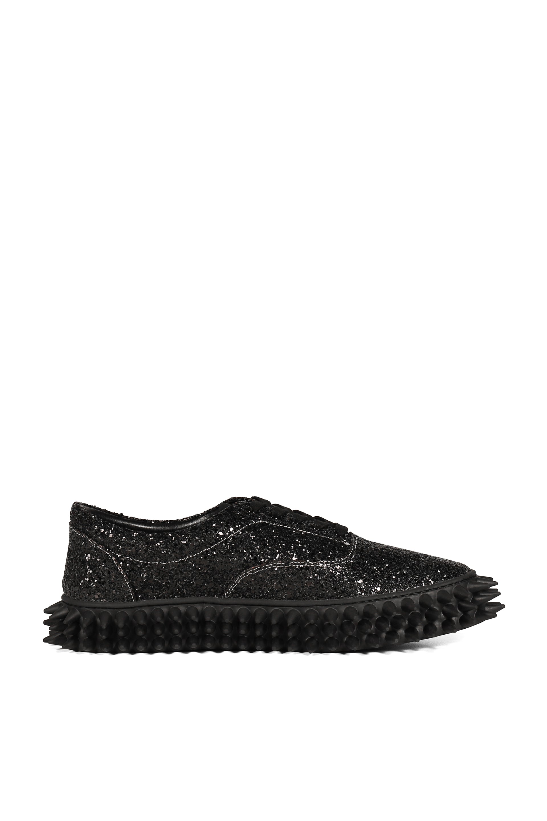 GLITTER SPIKE SNEAKER / BLK