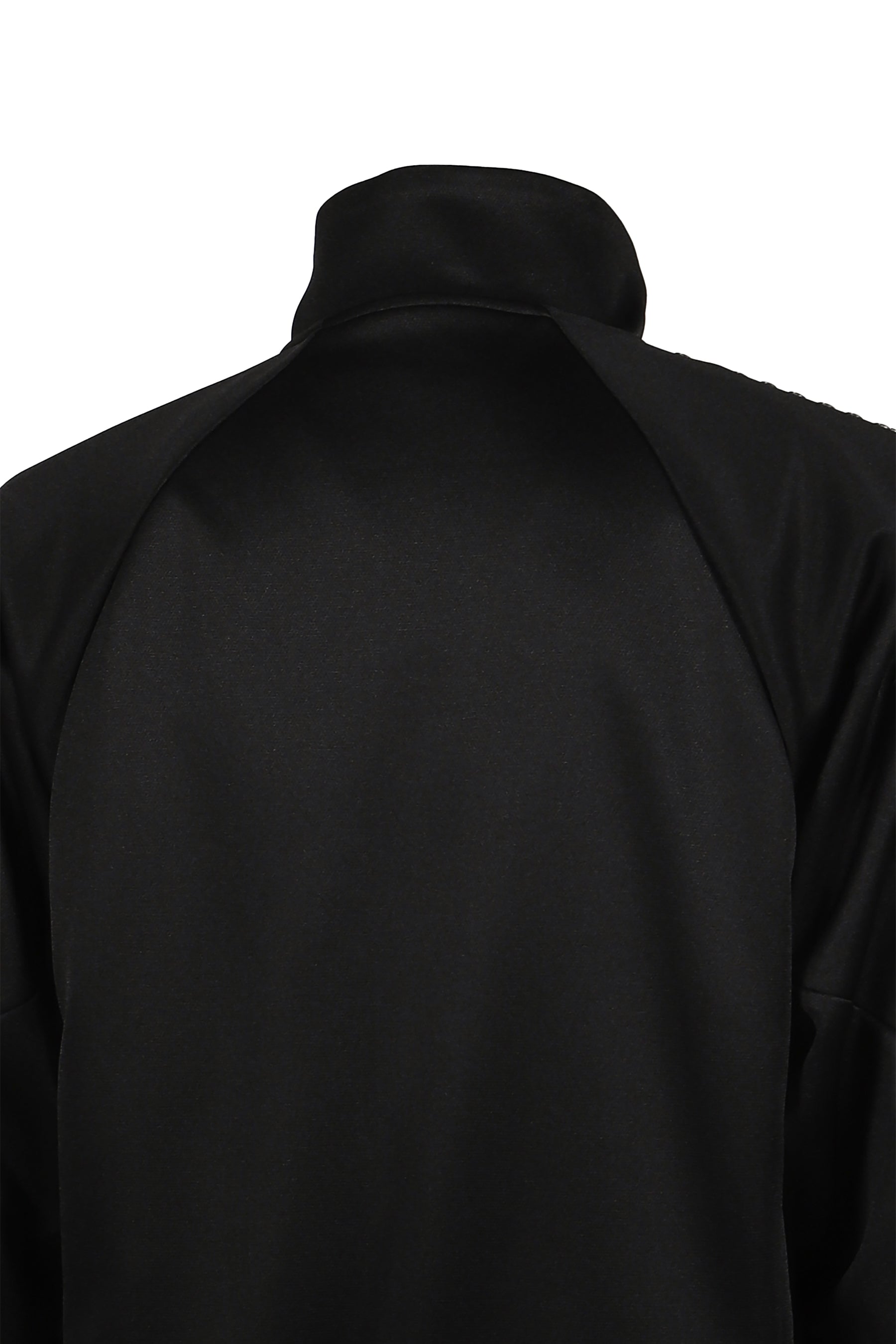 POLYESTER JERSEY TRACK JACKET / BLK