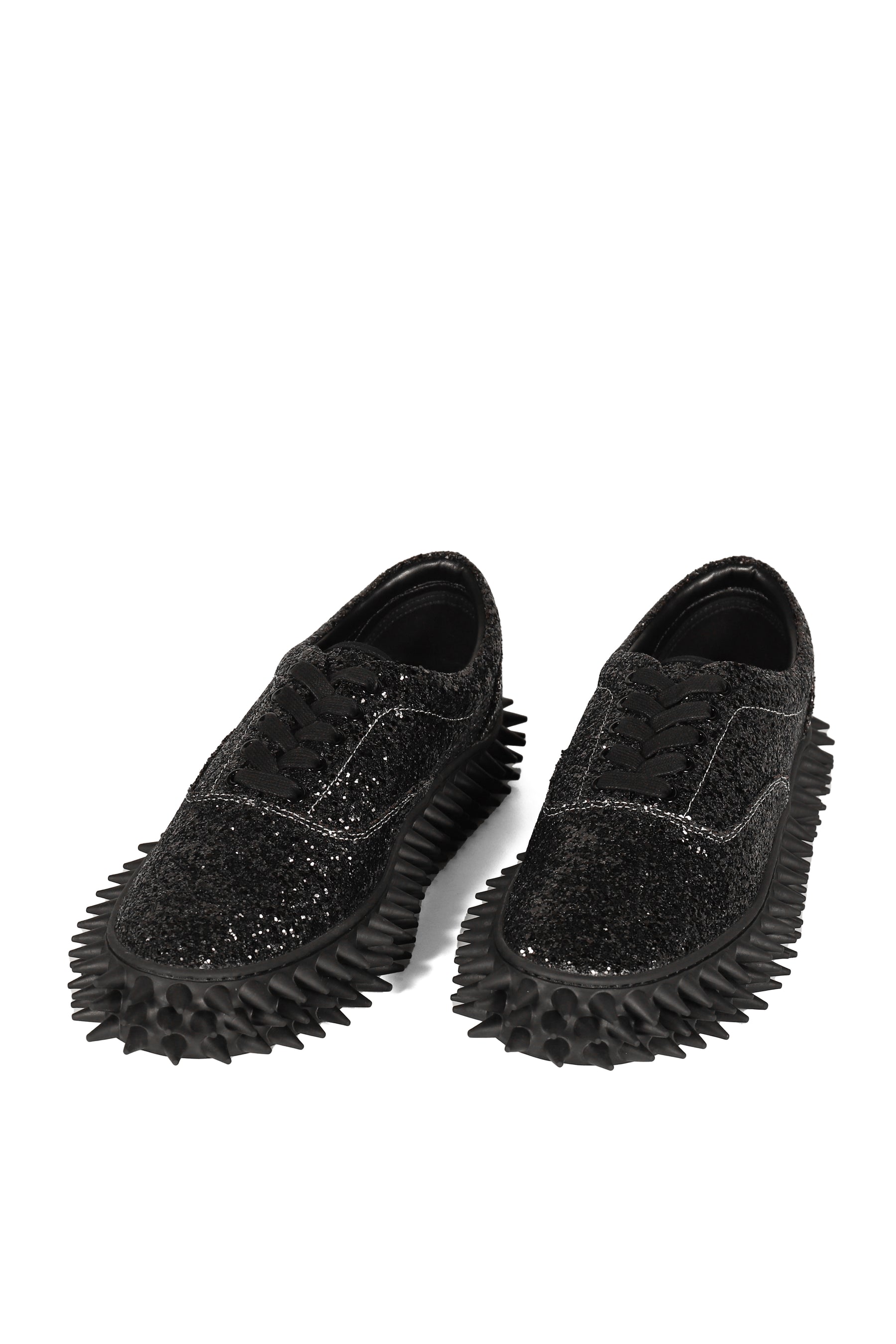 GLITTER SPIKE SNEAKER / BLK
