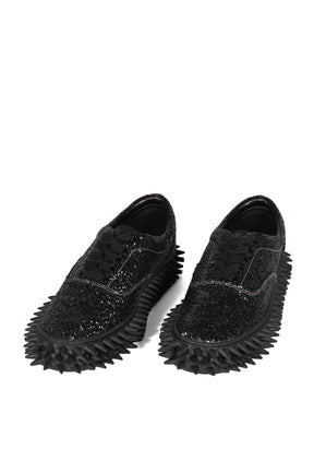 GLITTER SPIKE SNEAKER / BLK