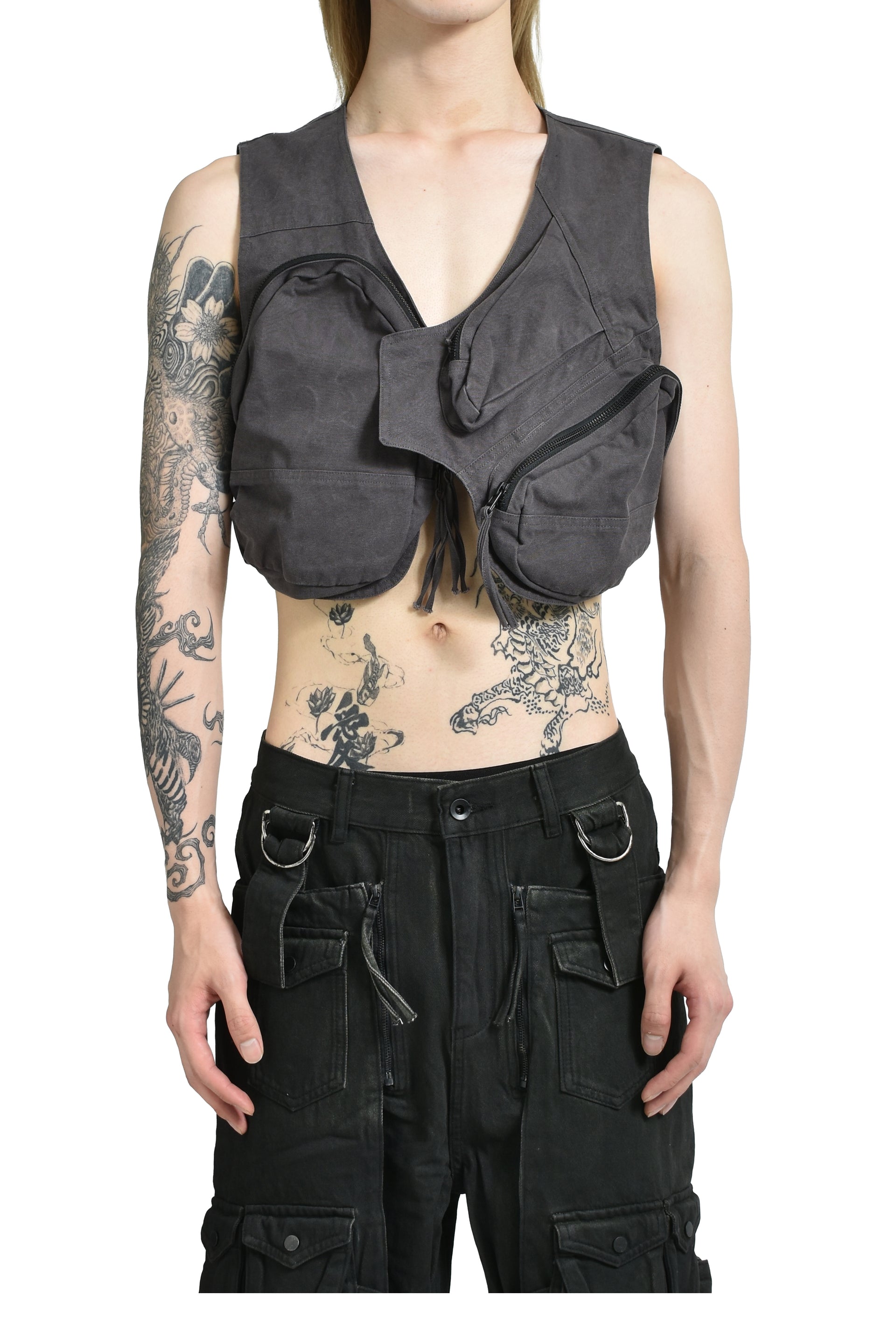 MILITARY COMBAT VEST / BLK