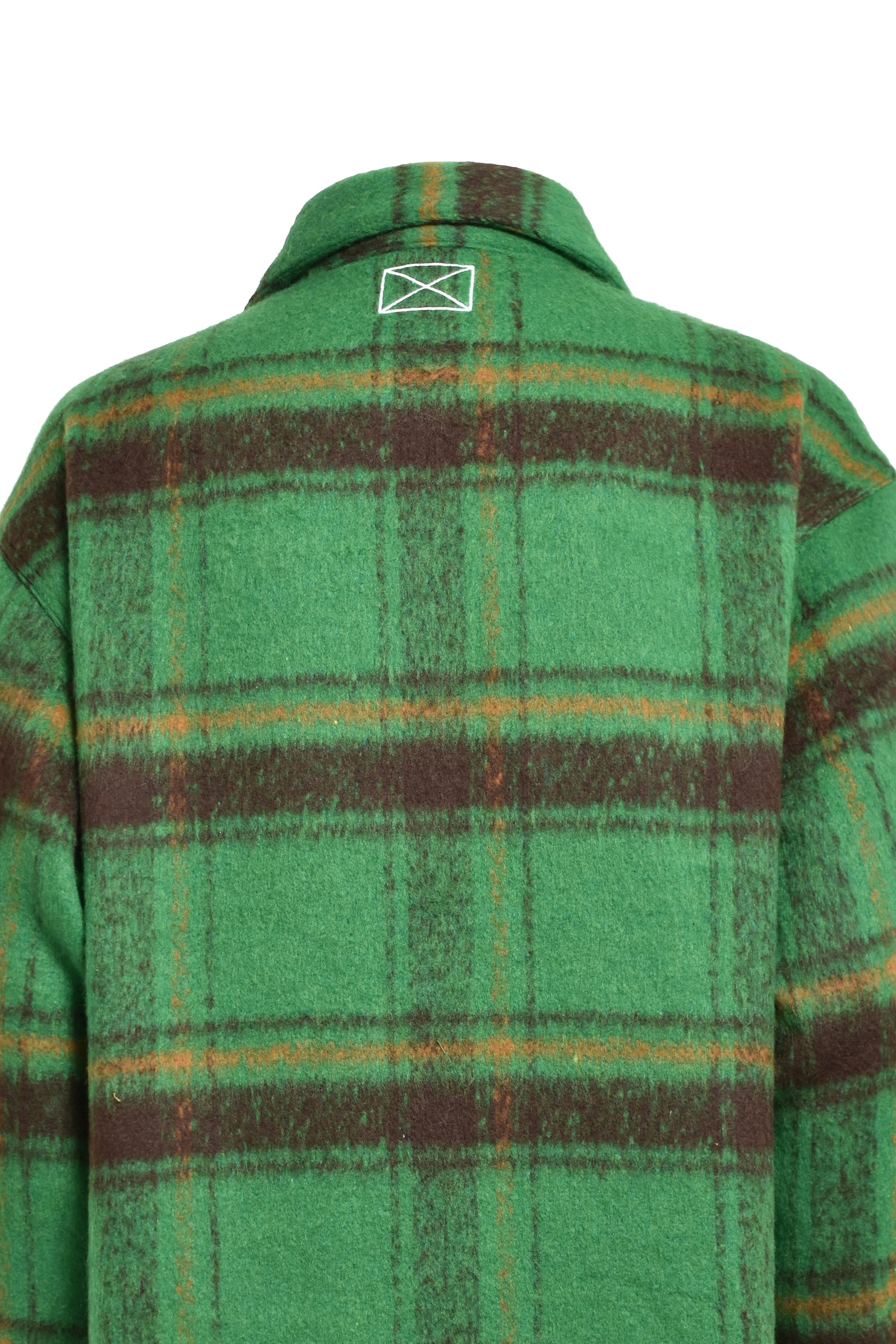 【MLVINCE】QUILTED CHECK SHIRTS JACKET 緑