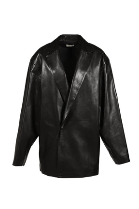 RELAXED LONG JACKET / BLK