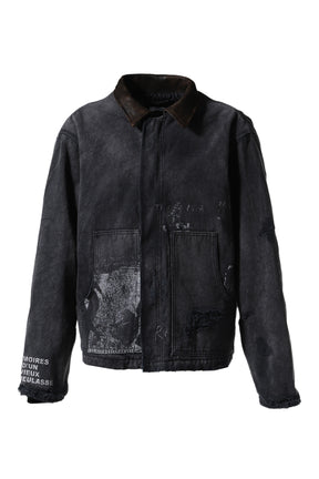 CANVAS CHORE JACKET / BLK