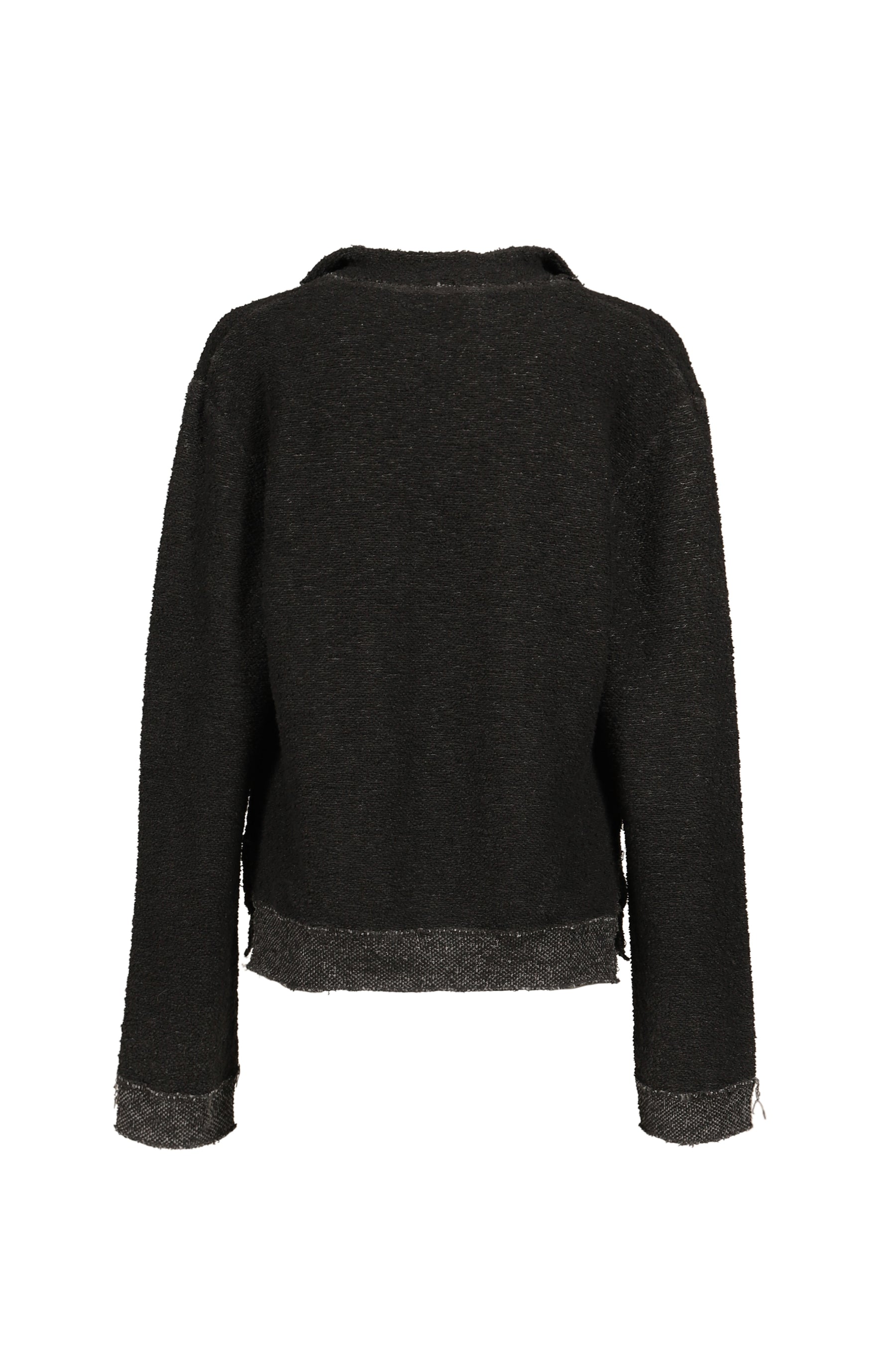SWEATER / WASHED BLK