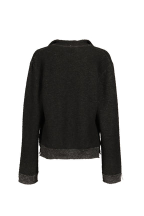 SWEATER / WASHED BLK