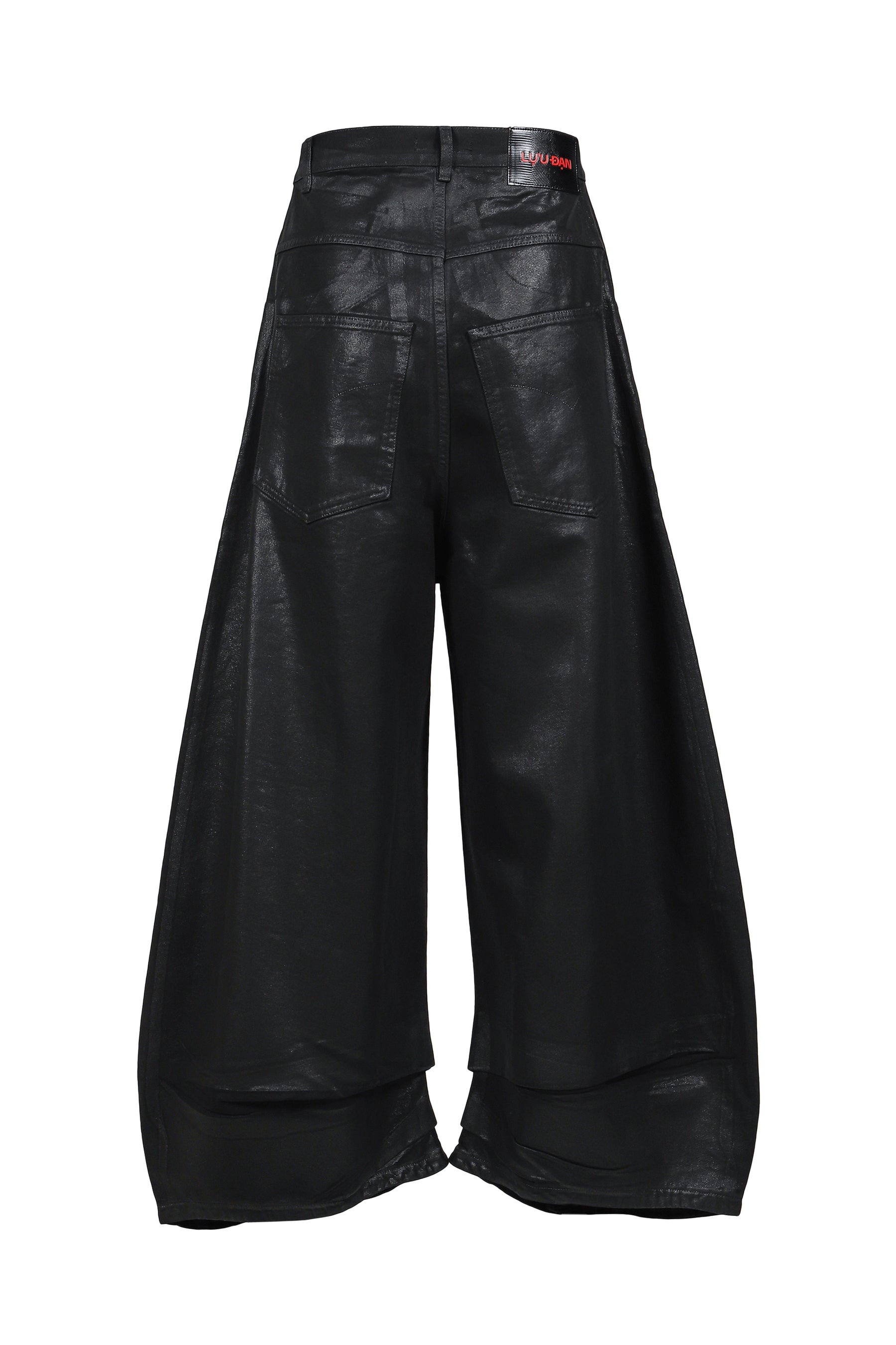 WASHED COATED DENIM / COATED BLK