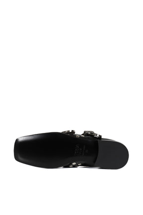 AJ1408 - BLACK LEATHER / A