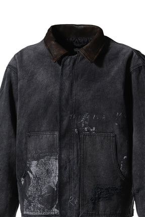 CANVAS CHORE JACKET / BLK