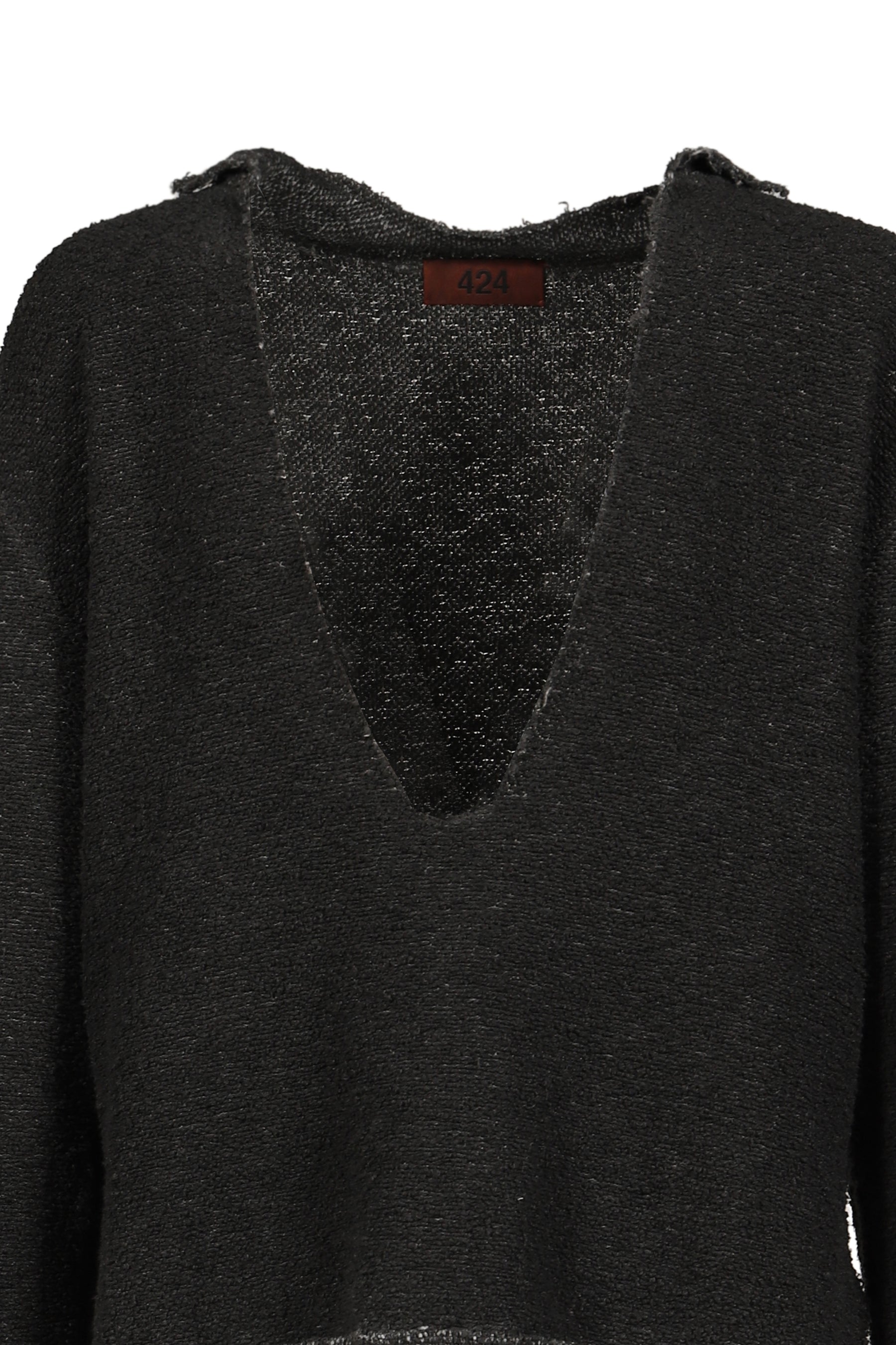 SWEATER / WASHED BLK