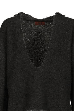 SWEATER / WASHED BLK