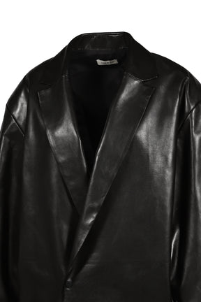RELAXED LONG JACKET / BLK