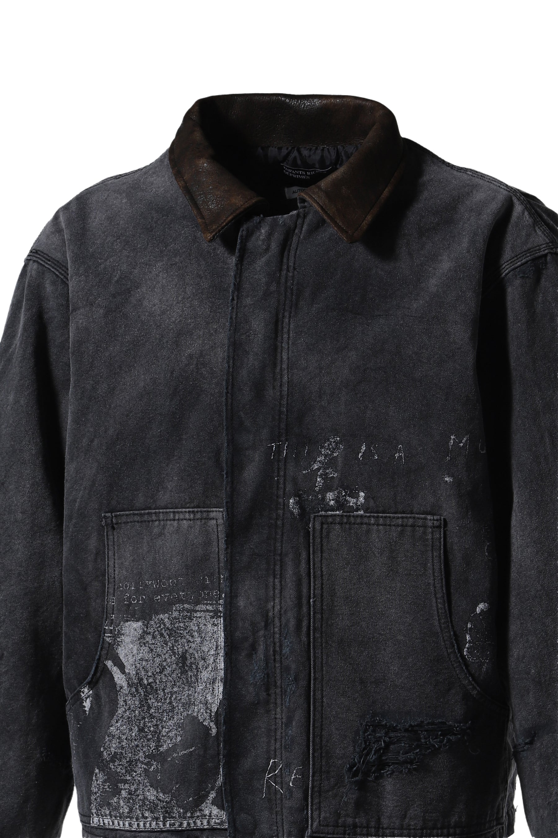 CANVAS CHORE JACKET / BLK