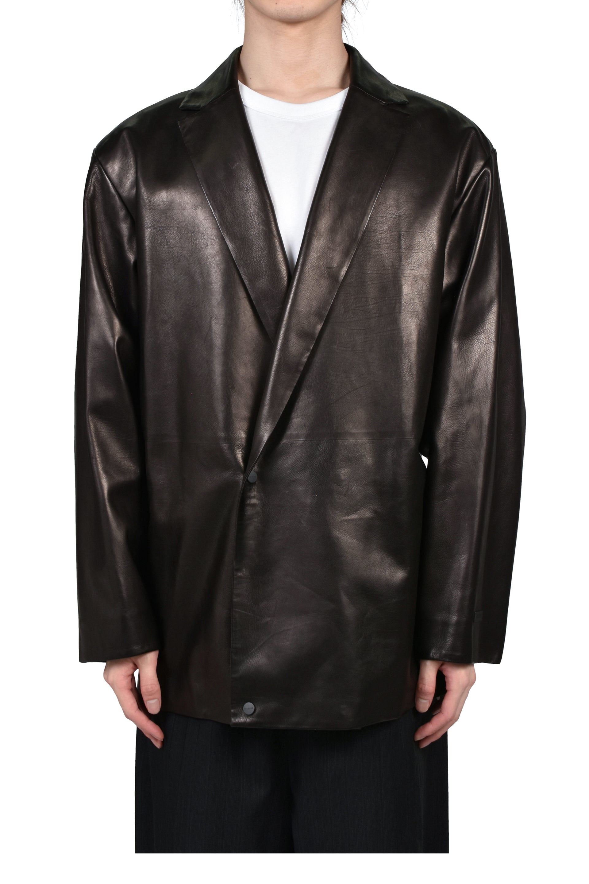 RELAXED LONG JACKET / BLK