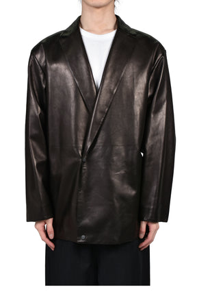 RELAXED LONG JACKET / BLK