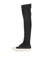 HIGH SOCK SNEAKS / BLK WAX MILK MILK