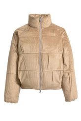 ADERERROR OVERSIZED CORDUROY DOWN JACKET / BEI