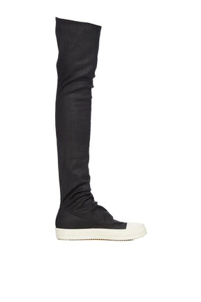 HIGH SOCK SNEAKS / BLK WAX MILK MILK