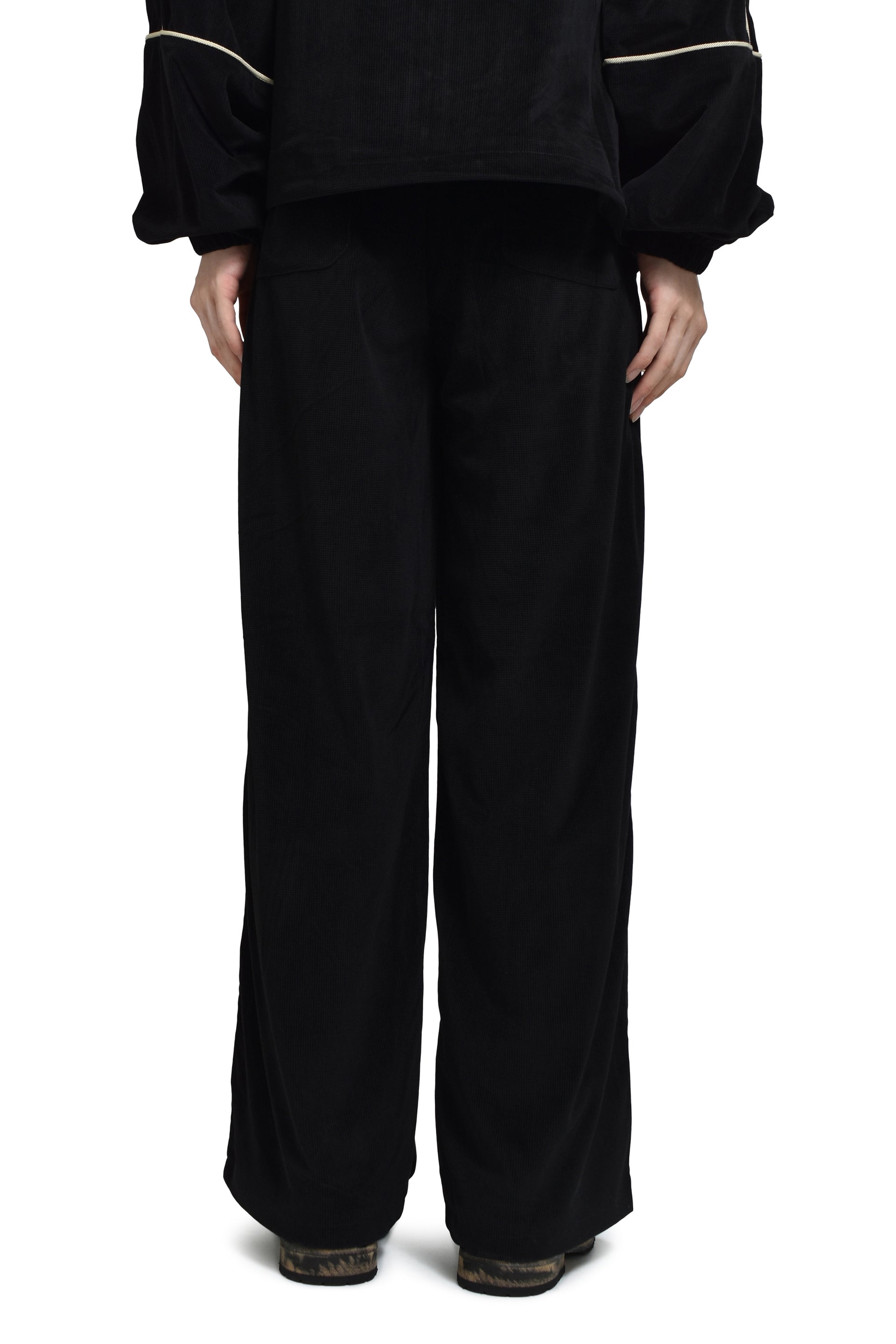 PIPING TRACK PANT / BLK