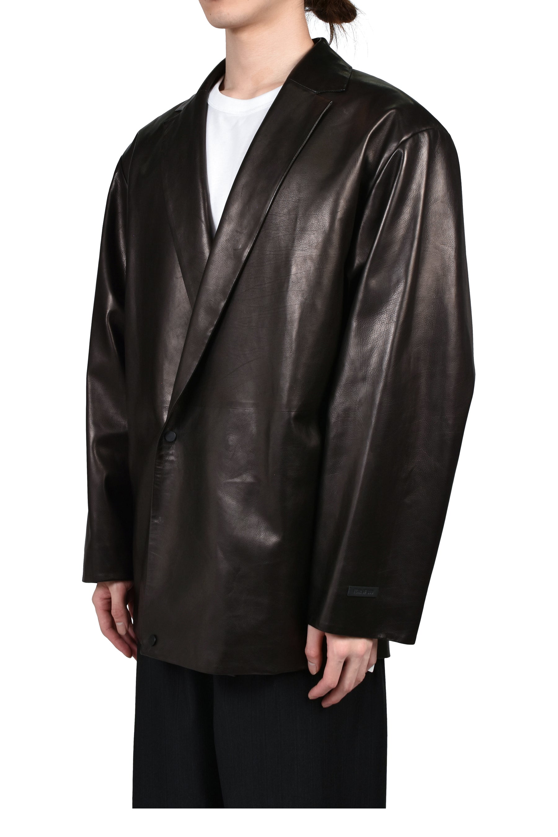 RELAXED LONG JACKET / BLK