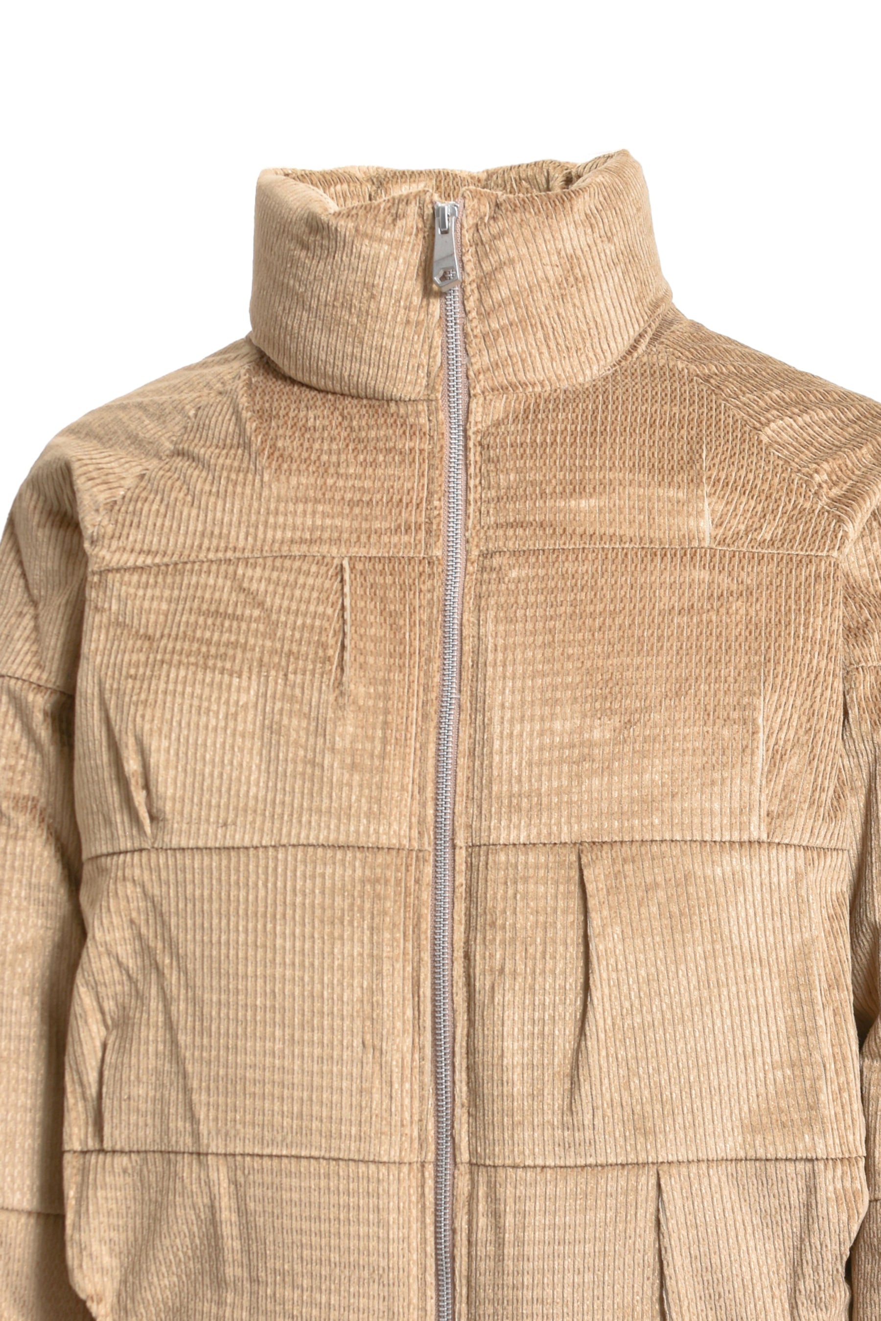 ADERERROR OVERSIZED CORDUROY DOWN JACKET / BEI