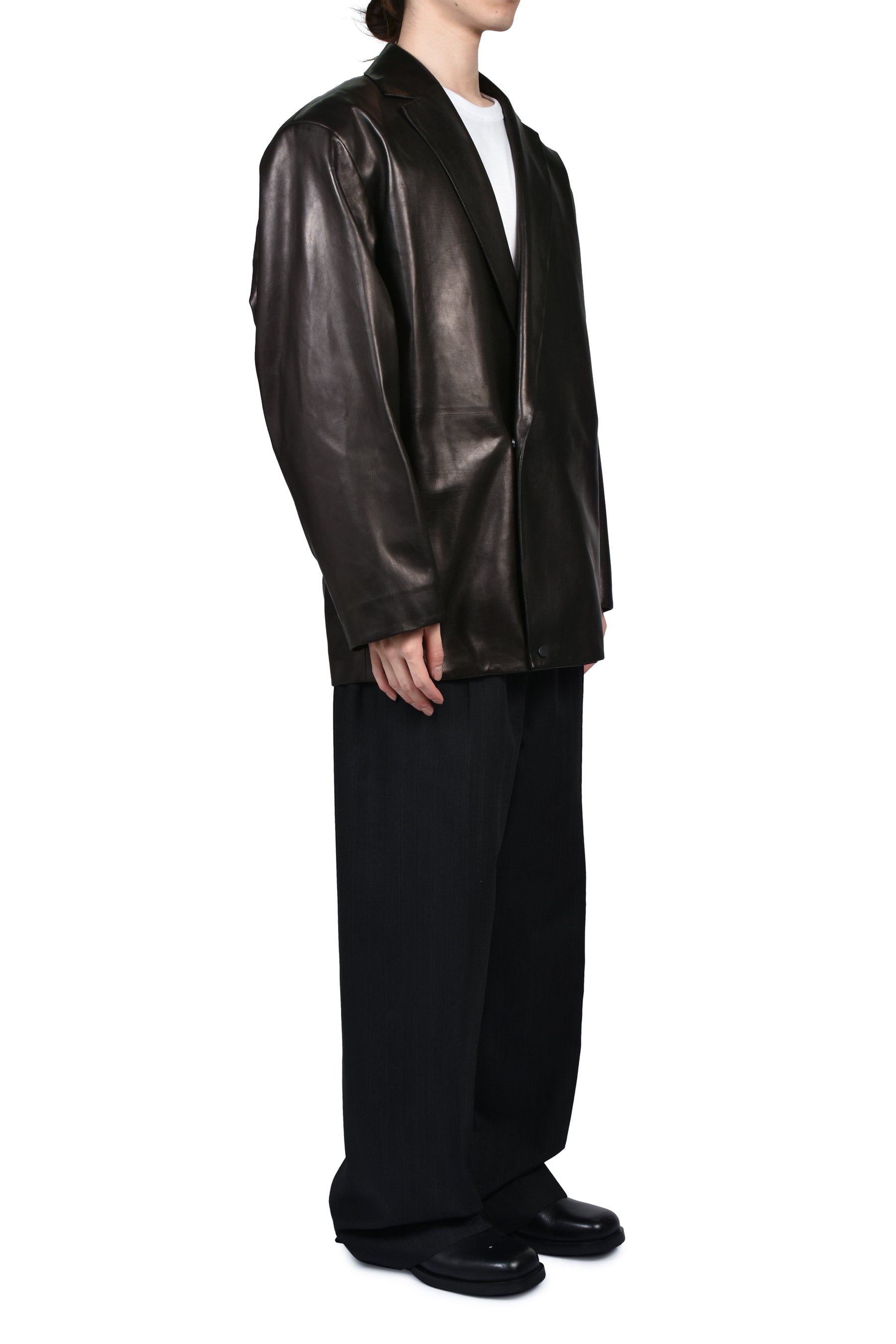 RELAXED LONG JACKET / BLK