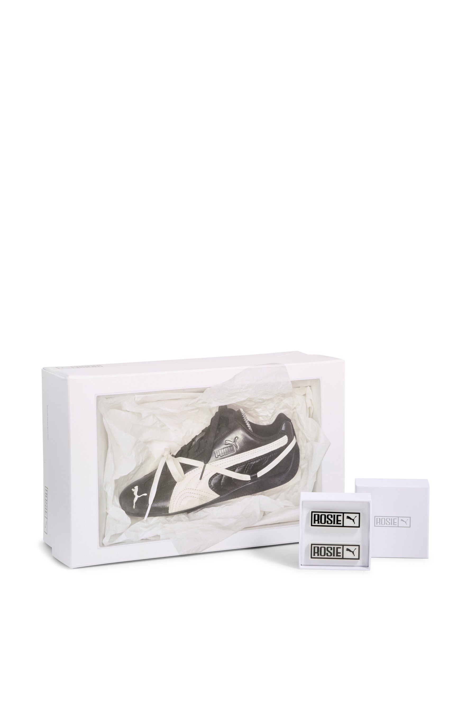 【即購入◎】新品☆PUMA SPEEDCAT PRM X ROSE 24cm W) Puma x Blackpink Rose Speedcat PRM Black Warm White (PUMA