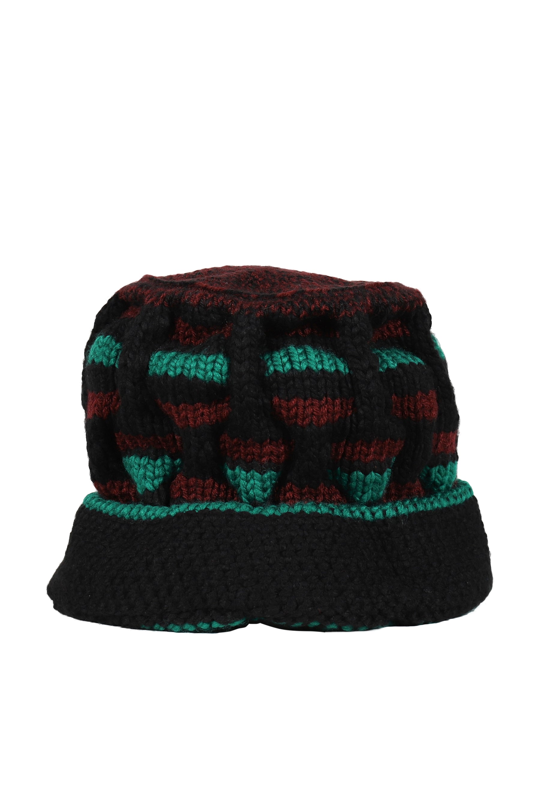 NICHOLAS DALEY ニコラスデイリー FW25 HAND KNITTED ROOTS HAT / BLK