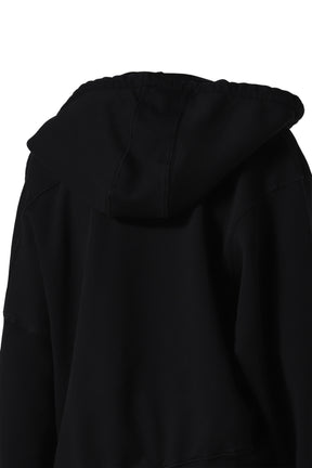 DECONSTRUCTED HOODIE / BLK