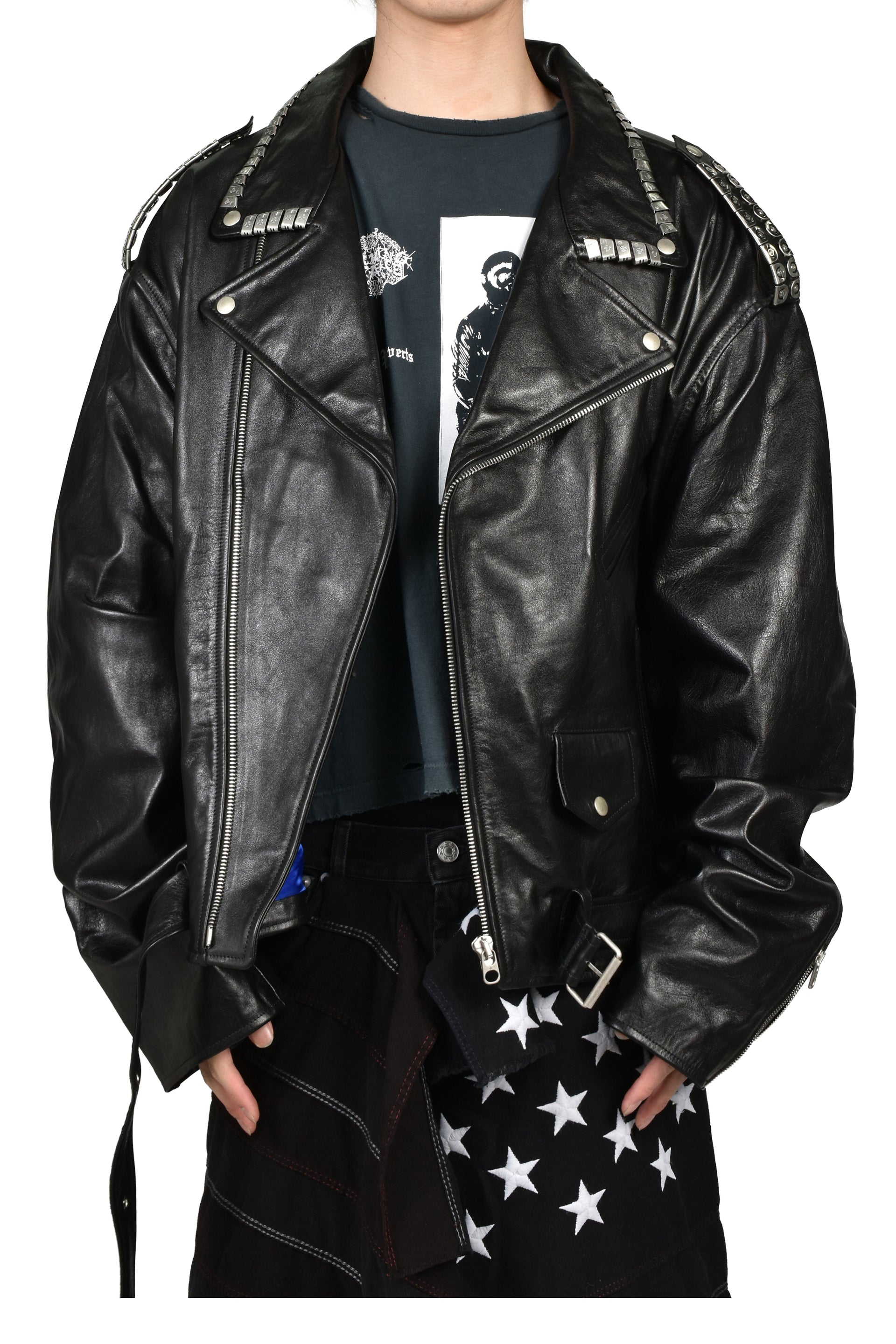 BIG BABY PERFECTO / BLK MECHANIC BLU