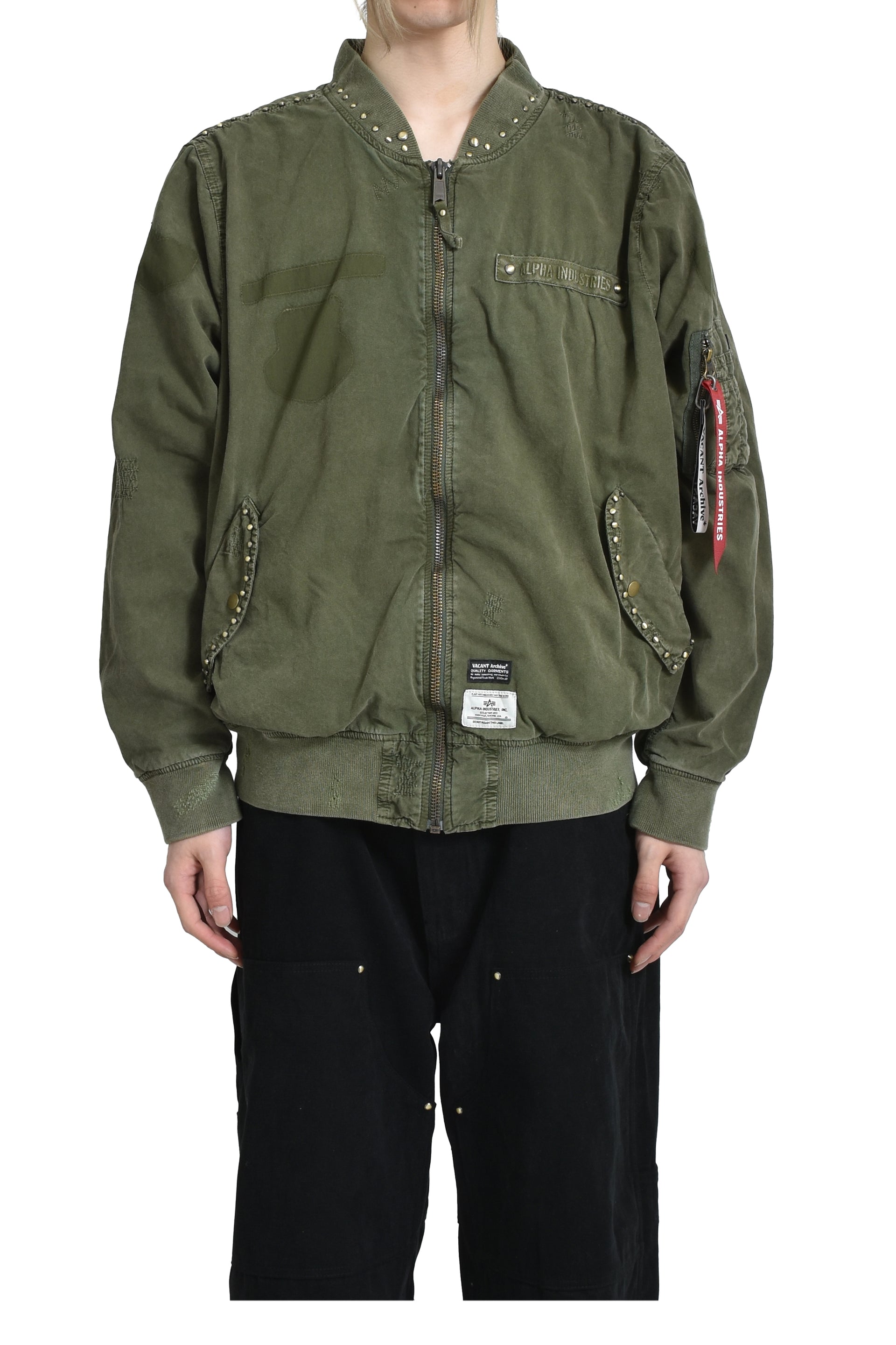 VACANT Archive × ALPHA INDUSTRIES FLOYD REPAIR FLIGHT JACKET / KHA