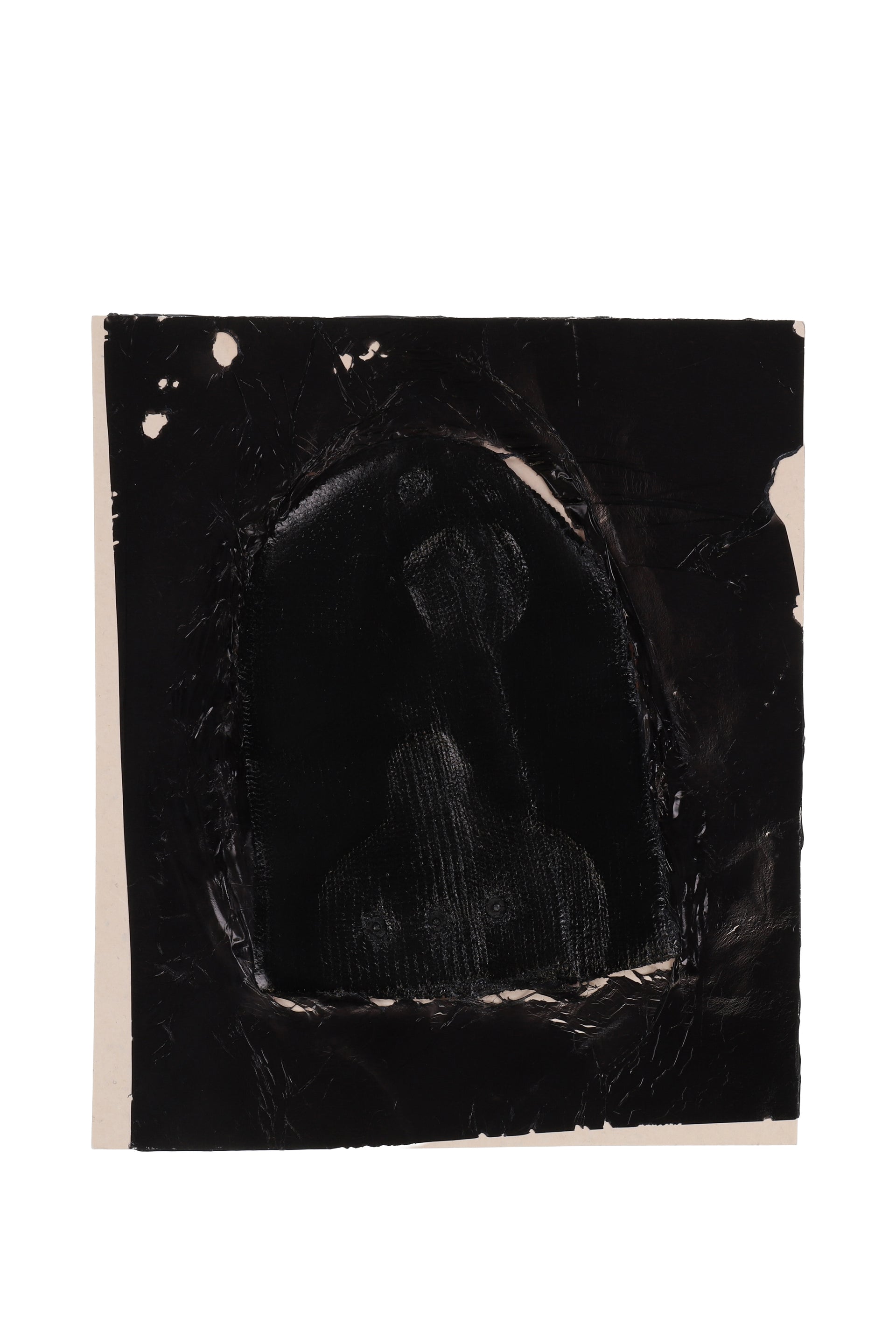 EXCAVATED BEANIE HAT / OIL BLK