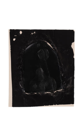 EXCAVATED BEANIE HAT / OIL BLK 