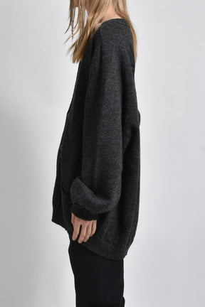 GRAMPA CARDIGAN / BLK