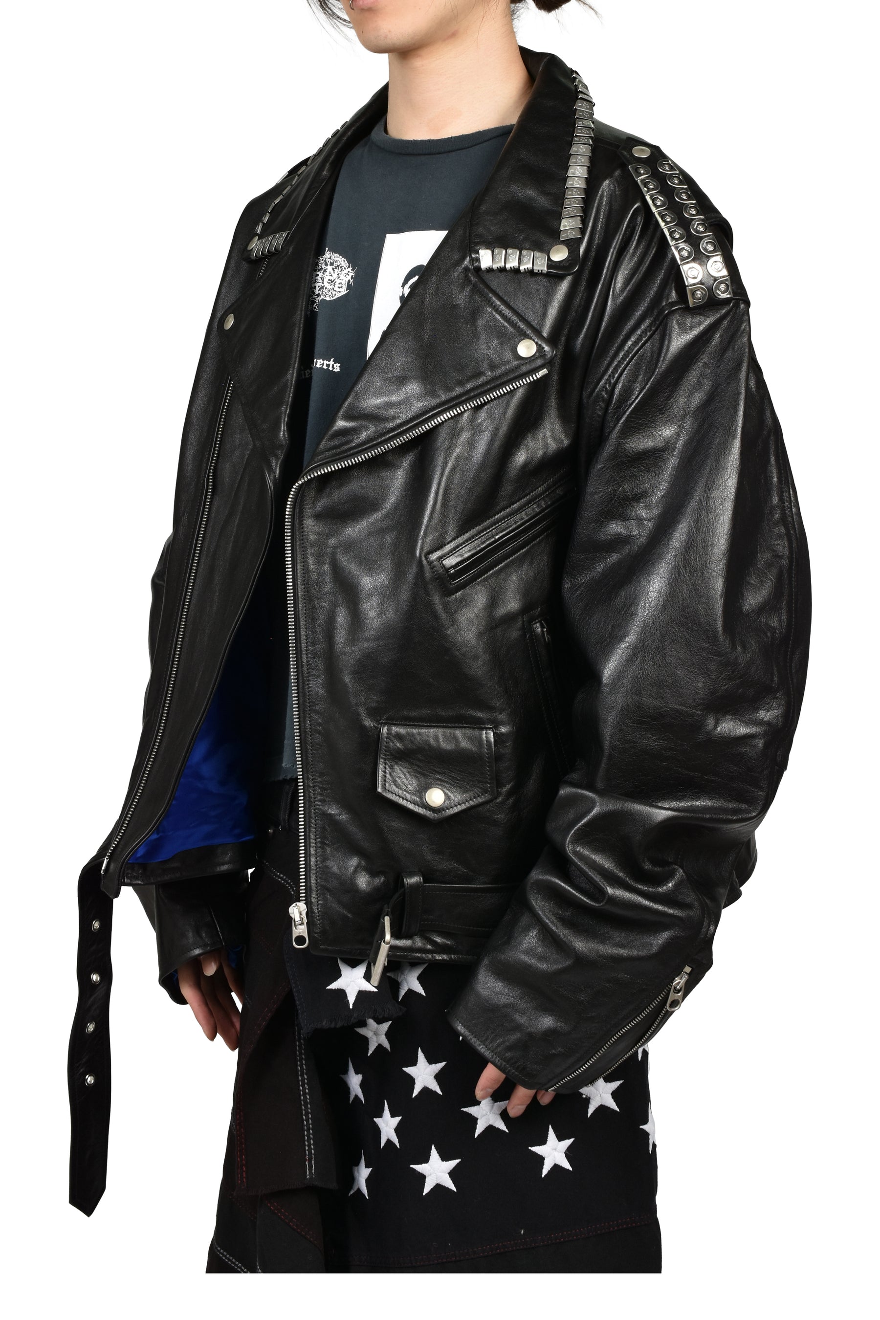 BIG BABY PERFECTO / BLK MECHANIC BLU