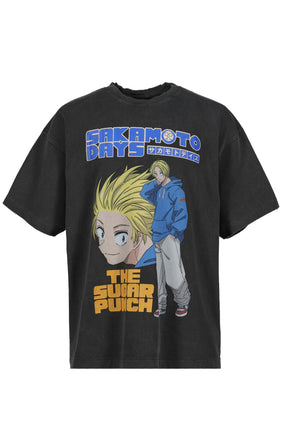 S/S T-SHIRT (SHIN) / BLK