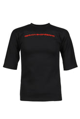 STRETCH COTTON DARK GREY GERMAN ENGINERING TEE / DARK GRY
