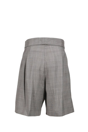 FRESH WOOL CHECK SHORTS / BRW CHECK