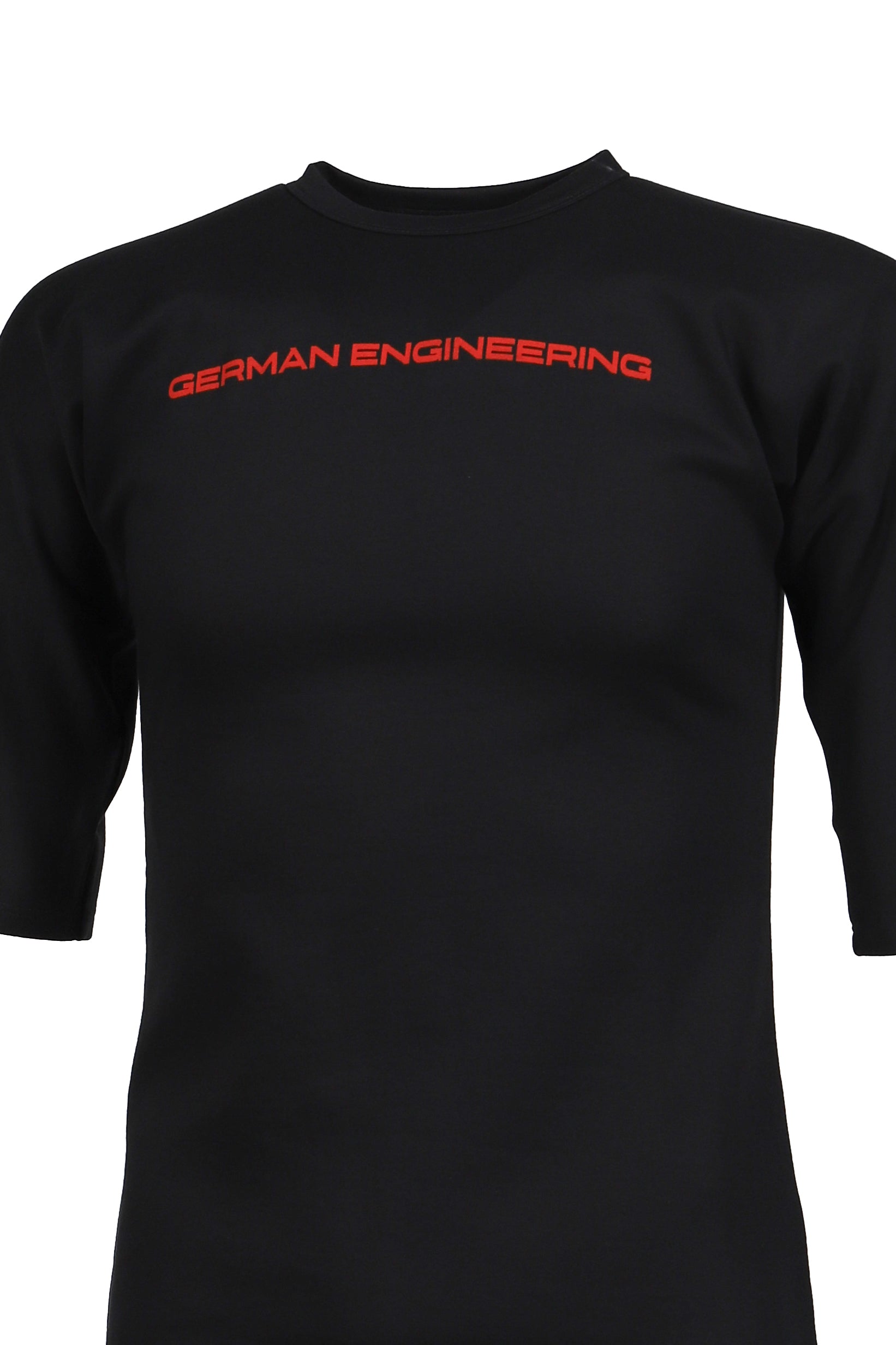 STRETCH COTTON DARK GREY GERMAN ENGINERING TEE / DARK GRY