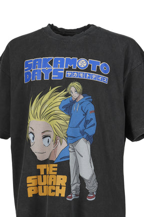 S/S T-SHIRT (SHIN) / BLK