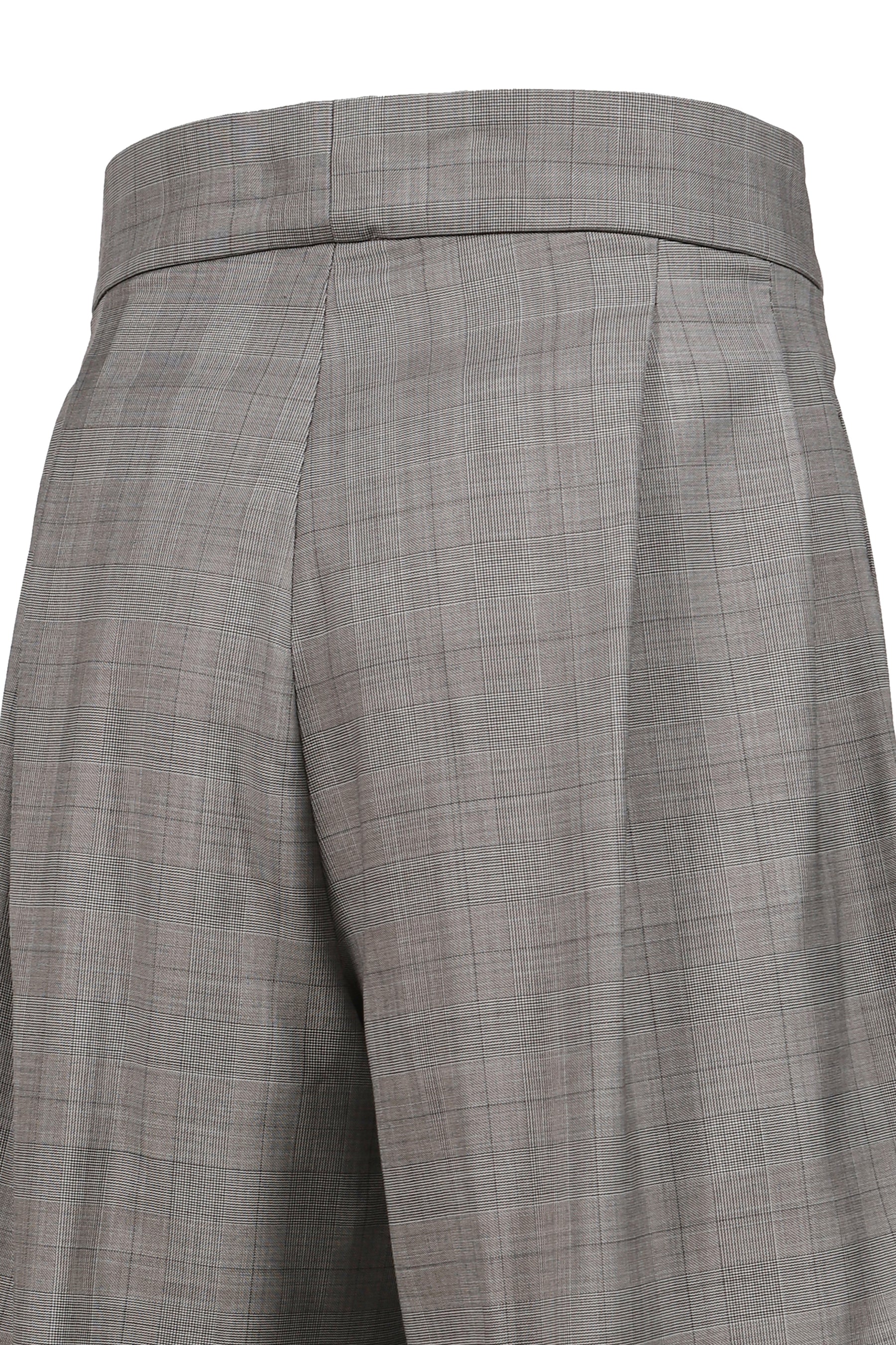FRESH WOOL CHECK SHORTS / BRW CHECK