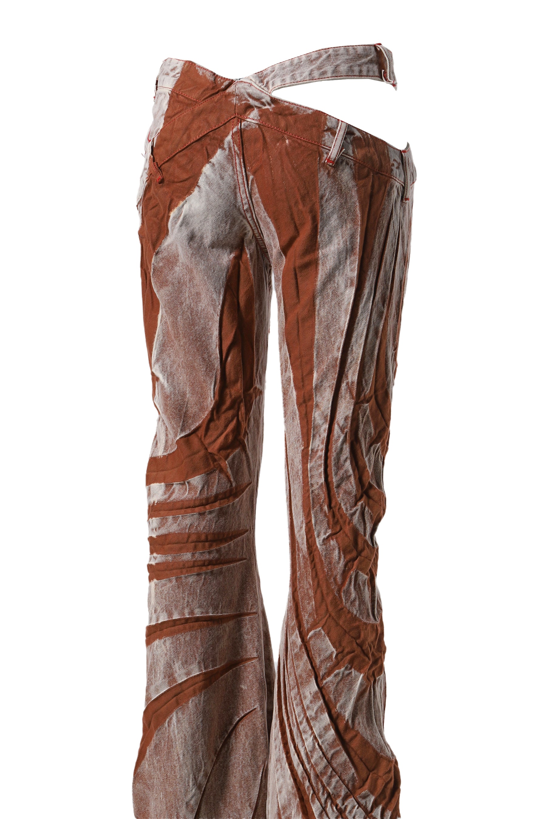 TRIBAL BIAS CUT JEANS / FRECKLED TRUFFLE