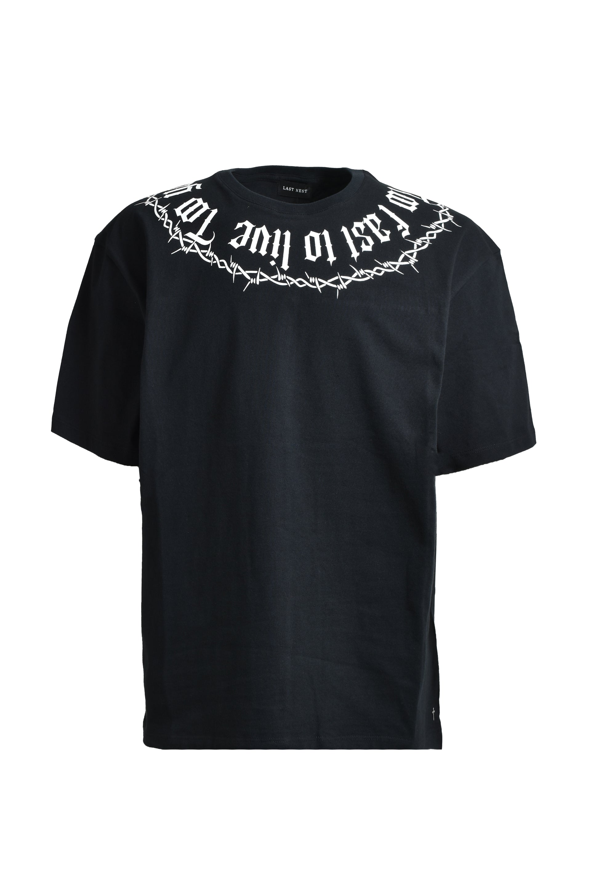 BARBED WIRE T-SHIRTS / BLK